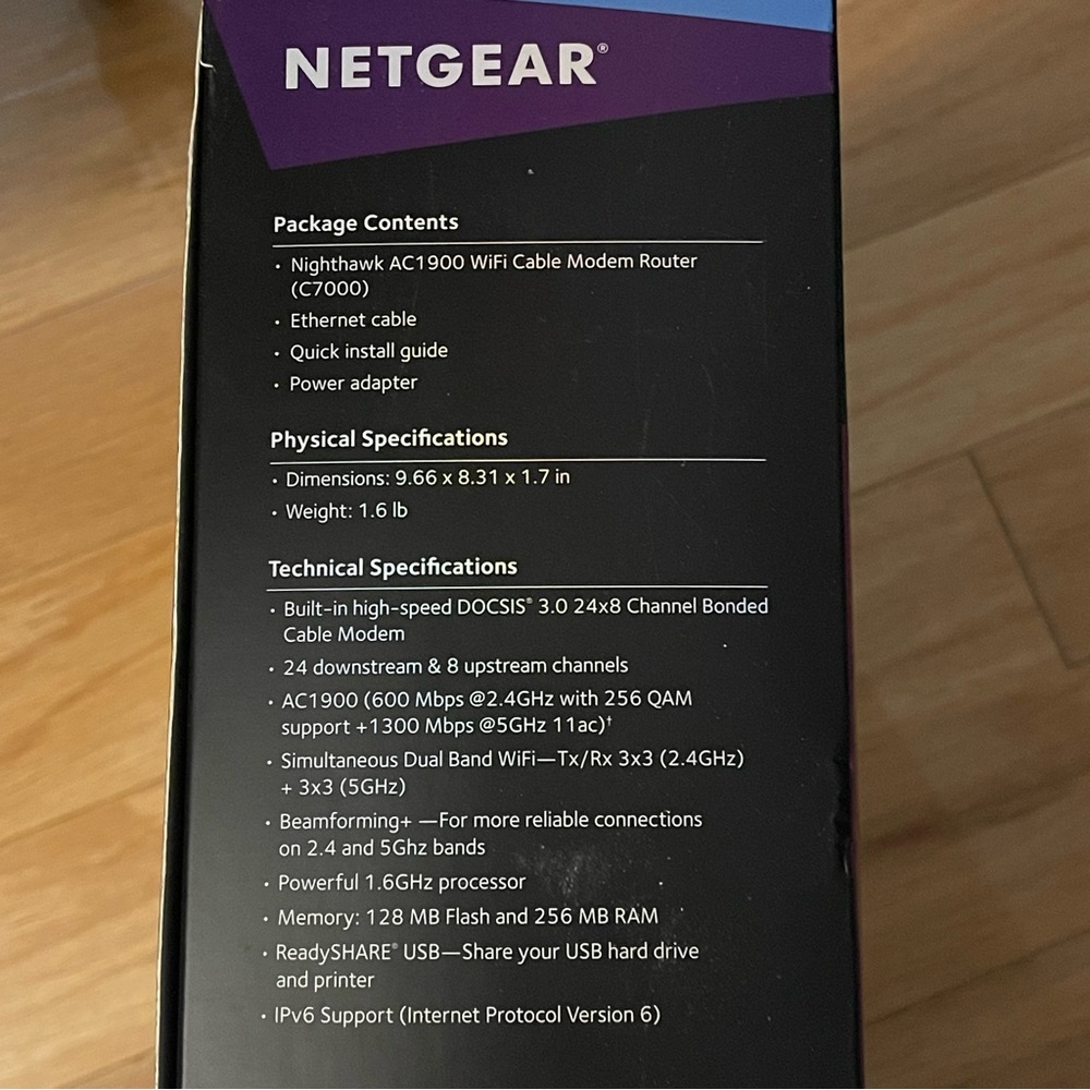 NETGEAR AC1900 Nighthawk C7000 - Picture 4 of 12